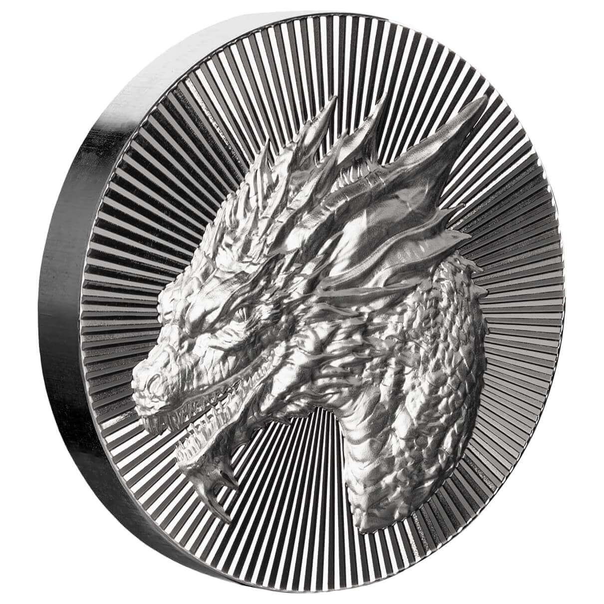 100グラム シルバーラウンド ×2個 - スコッツデールスタッカー®　ライオン Scottsdale Stacker® 100g Silver Round