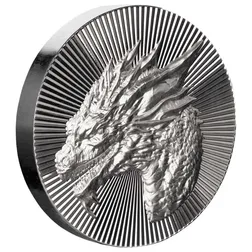 Dragon Stacker 2 Oz Silver Round Obverse Side Shot 1