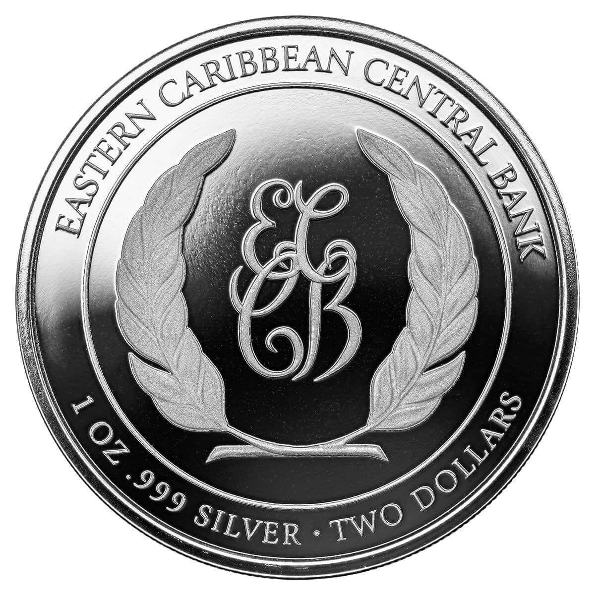 2024 EC8 Grenada | Shark Diver 1 oz 999 Fine Silver Color Coin
