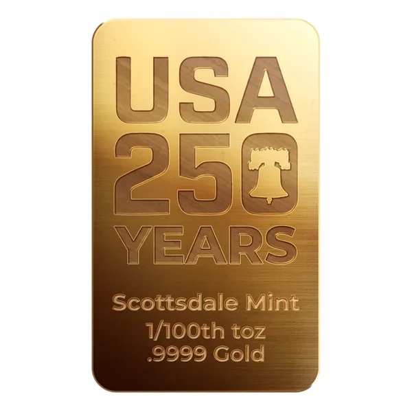 1 100ozaubar Usa 250th Logo Front