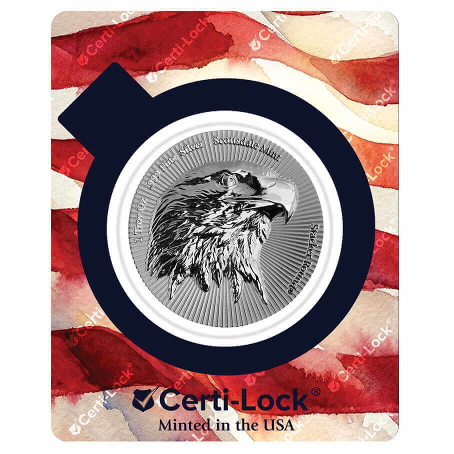 250th | Scottsdale Eagle Stacker® 1 oz Silver Round CL250TH