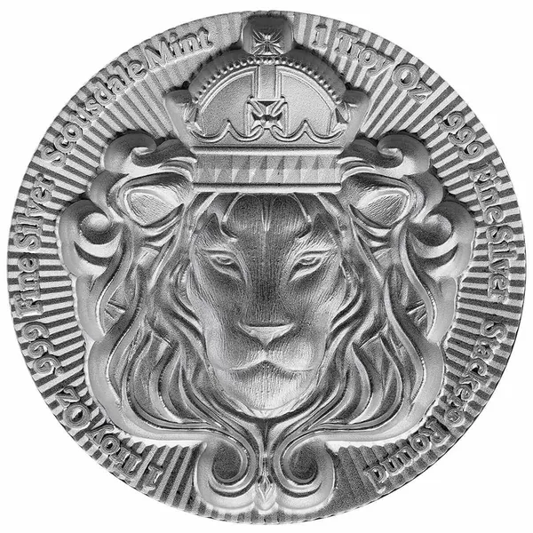 1ozagstacker Sm Gilded Lion Stacker Back