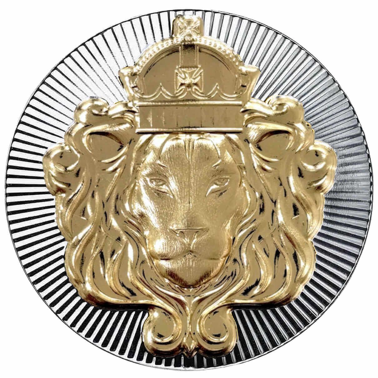 250th | Scottsdale Lion Stacker® 1 oz Silver Gilded Round CL250TH