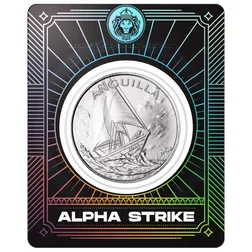 2025 Ec8 Anguilla Regatta 1 Oz Silver Coin Alpha Strike Front