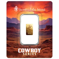 Cowboy V2 1 100 Oz Gold Bar Certilock Front