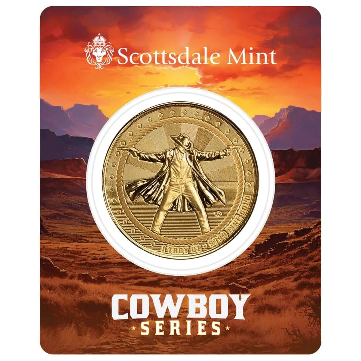 Scottsdale Cowboy | Gunslinger 1 oz Gold Round