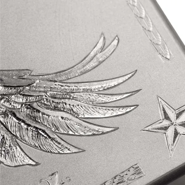 U.s. 250th Anniversary 250 Oz Silver Engraved Bar Macro Front 03