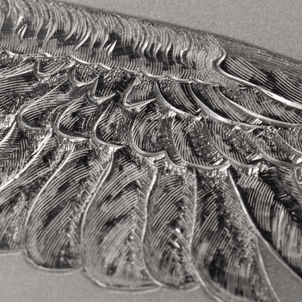 250th | Bald Eagle 250 oz Silver Hand Engraved Silver Bar - Custom