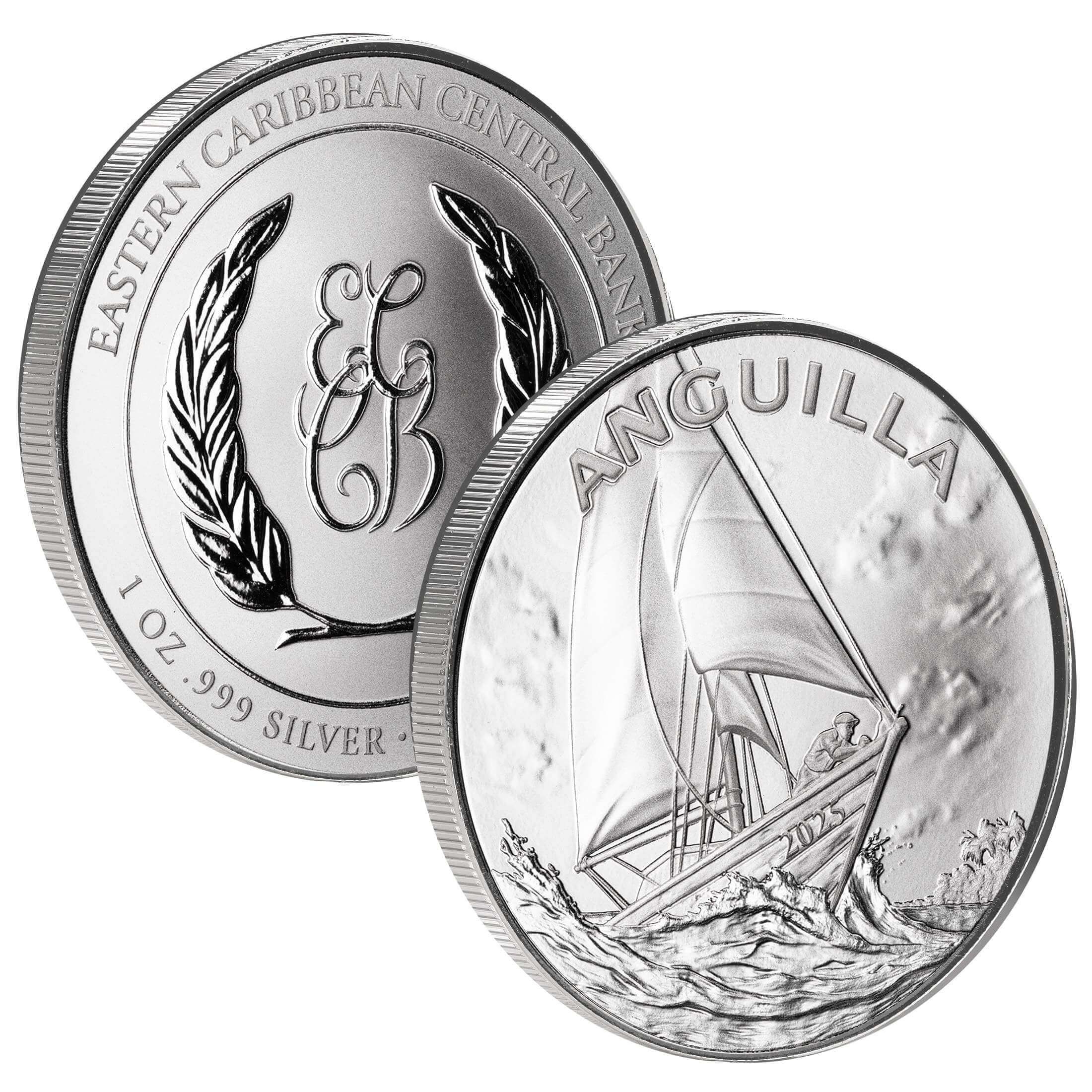 2025 EC8 Anguilla | Regatta 1 oz Silver Coin