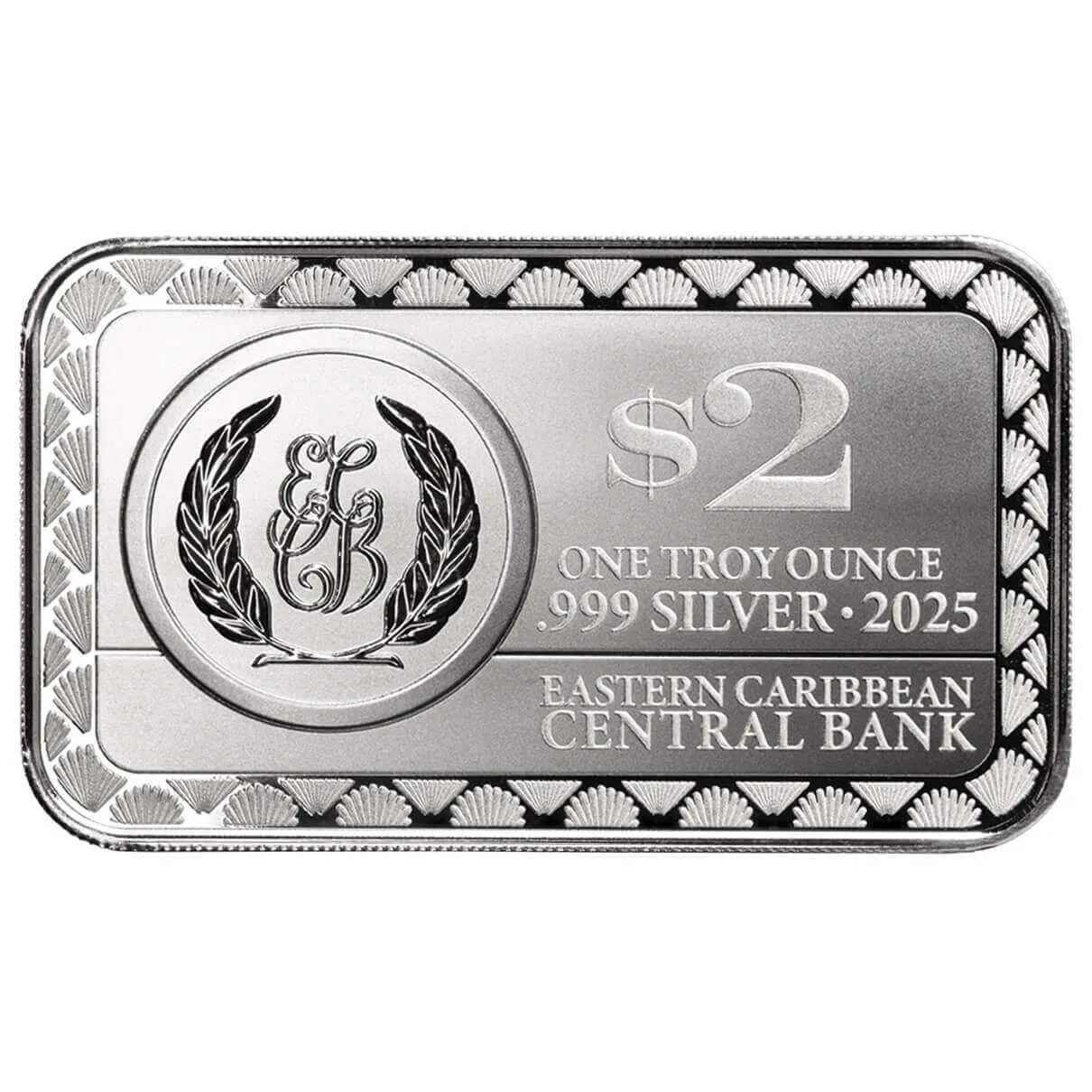 2025 EC8 Antigua & Barbuda | Rum Runner 1 oz Silver Coin Bar