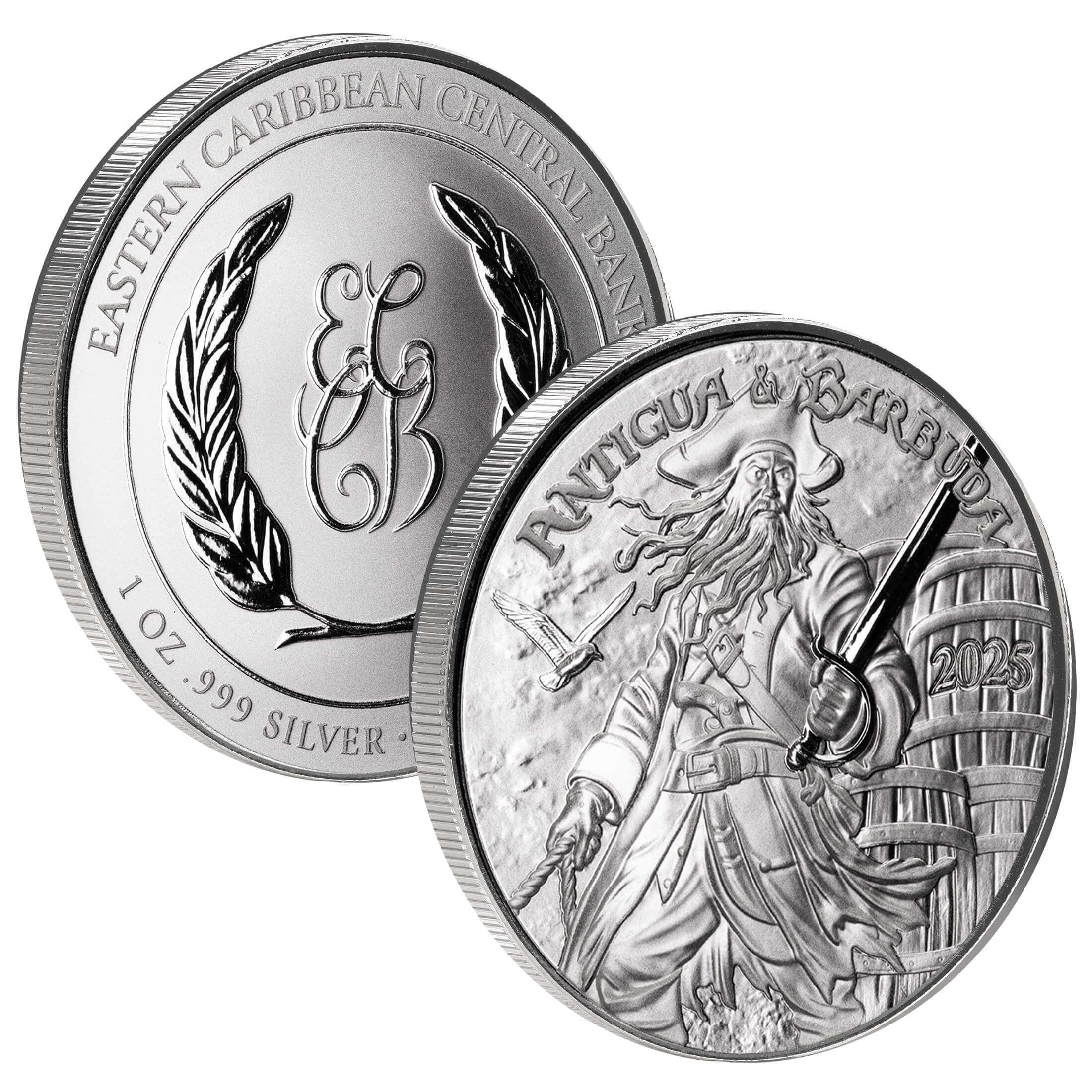 2025 EC8 Antigua & Barbuda | Rum Runner 1 oz Silver Coin