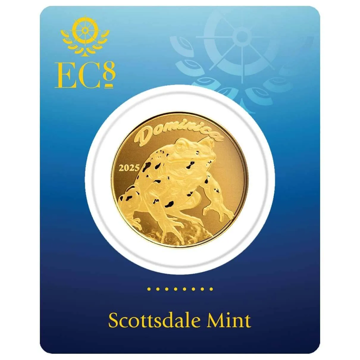 2025 EC8 Dominica | Mountain Chicken 1 oz Gold Coin
