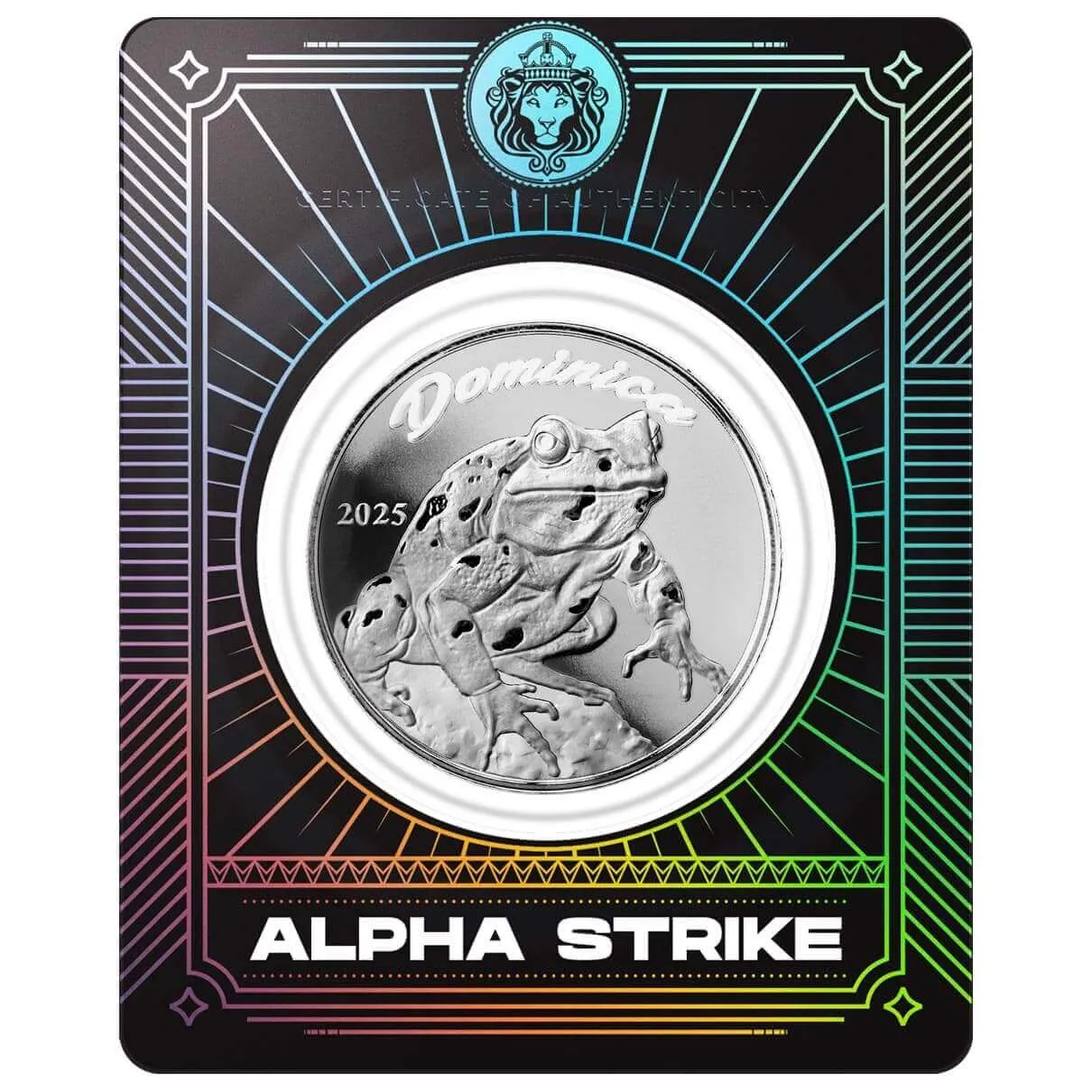 2025 EC8 Dominica | Mountain Chicken 1 oz Silver Coin Alpha Strike™