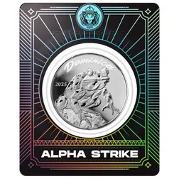 2025 Ec8 Dominica Mountain Chicken 1 Oz Silver Coin Alpha Strike Front
