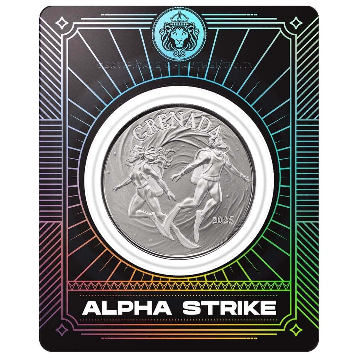 2025 EC8 Grenada | Underwater Divers 1 oz Silver Coin Alpha Strike™