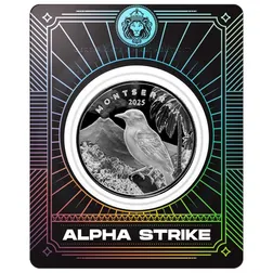2025 Ec8 Montserrat Oriole 1 Oz Silver Coin Alpha Strike Front