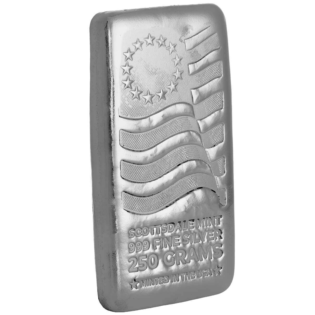 250 Gram Silver Bar | Buy 250 Grams of Silver