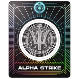 2026 Barbados Trident 1 Oz Silver Coin Alpha Strike Front