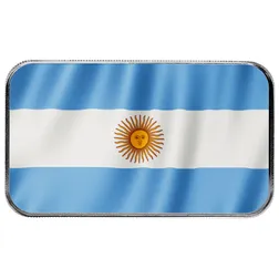 2026 World Cup Argentina 1 Oz Silver Colorized Bar