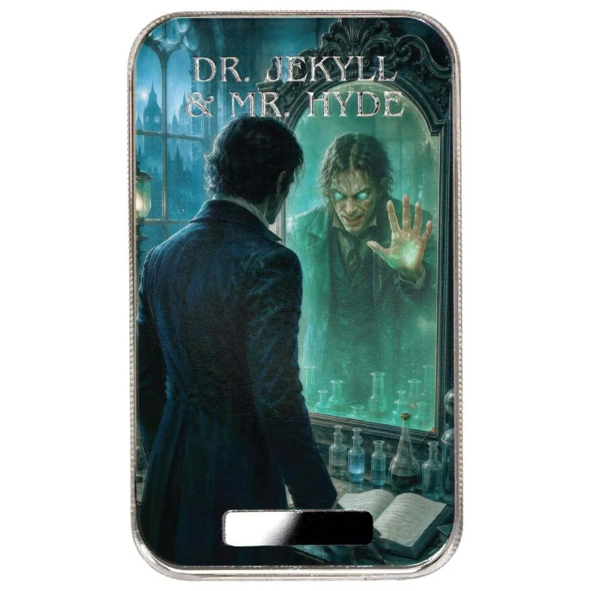 2026 Monster Collection | Dr. Jekyll &amp;#038; Mr. Hyde 1 oz Silver Colorized Bar
