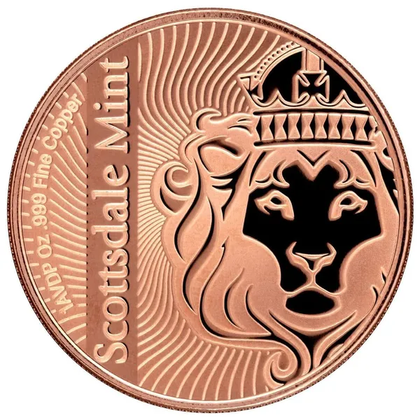 Scottsdale Vortex 1 Avdp Oz Copper Round Reverse