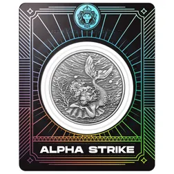 2026 Samoa Mermaid Under The Sea 1 Oz Silver Antiqued Coin Alpha Strike Front
