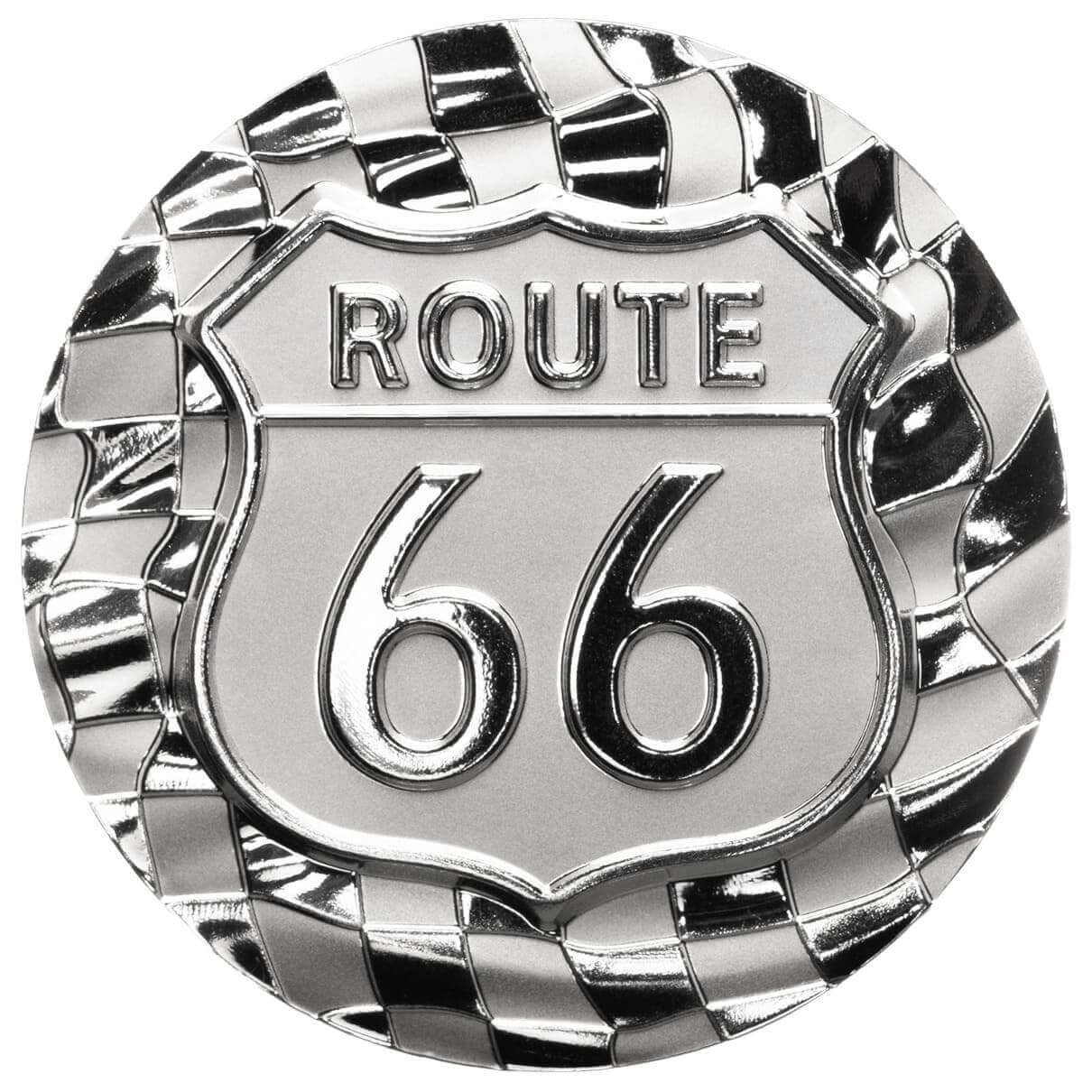 1 oz Silver Route 66 Sign Stacker® Round