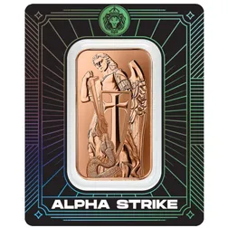 Sdm Archangel Michael 1 Oz Copper Bar Alpha Strike Obv