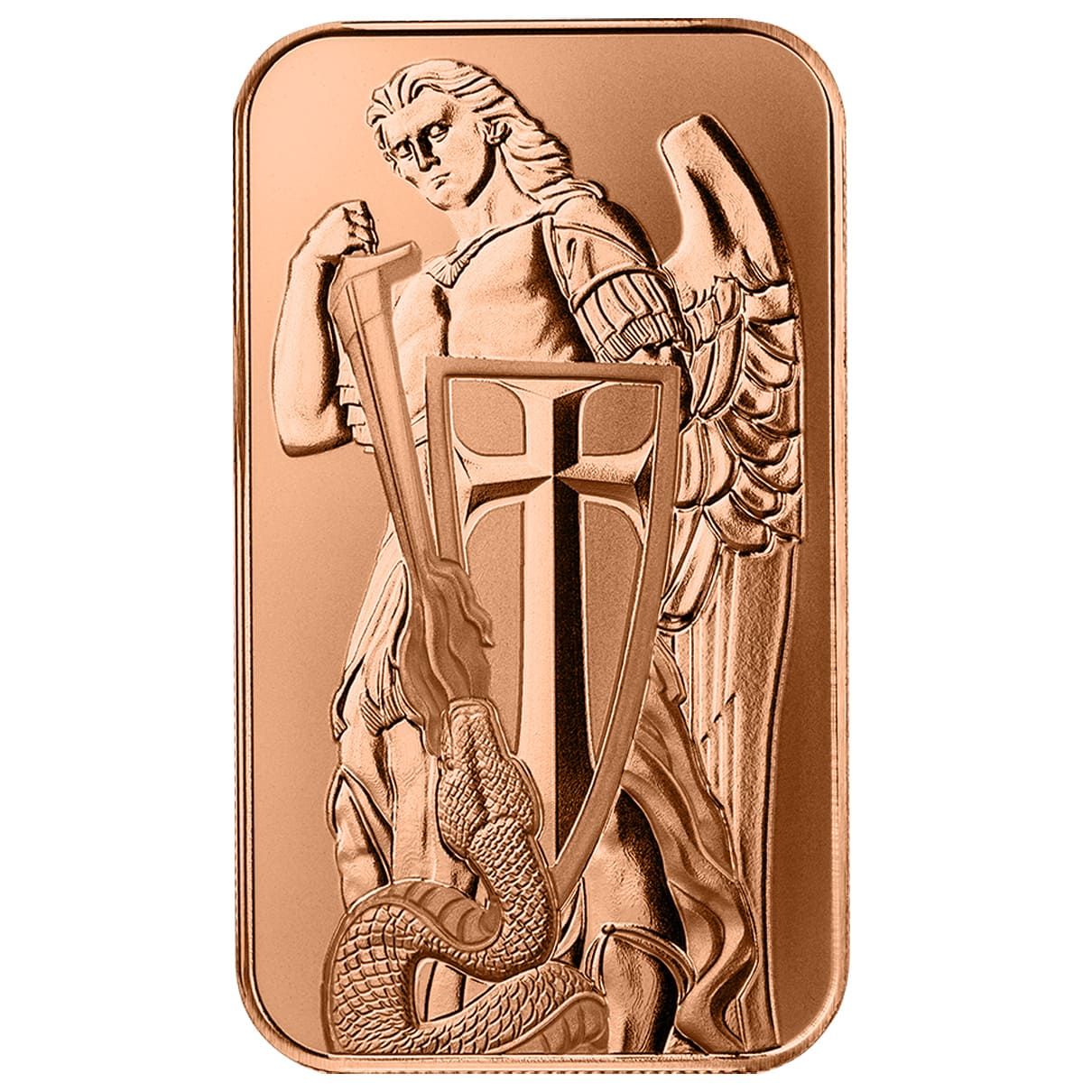Archangel Michael 1 AVDP oz Copper Bar