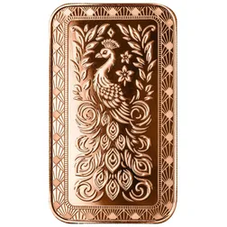 Sdm Marquee Peacock 1 Avdp Ounce 999 Fine Copper Obv