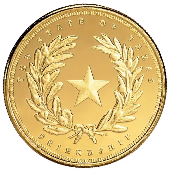 Texas Bullion Depository 1 Oz Gold Round Reverse