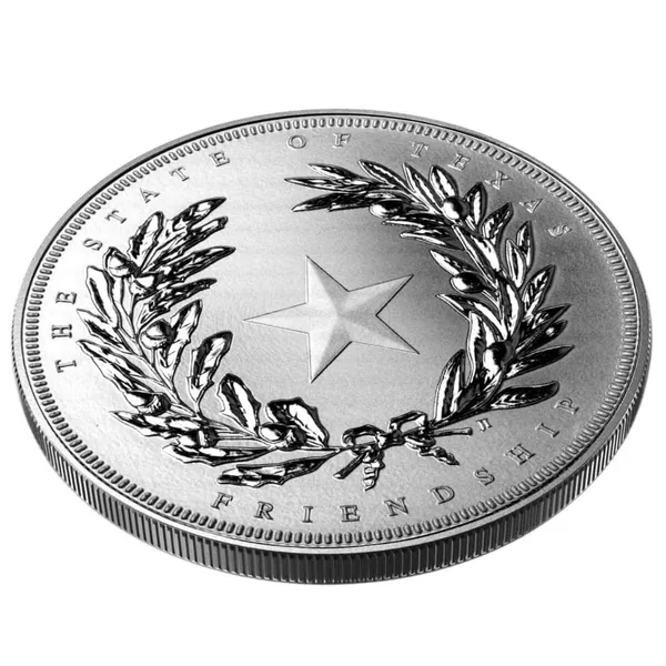 Texas Bullion Depository 1 Oz Silver Round Reverse Macro
