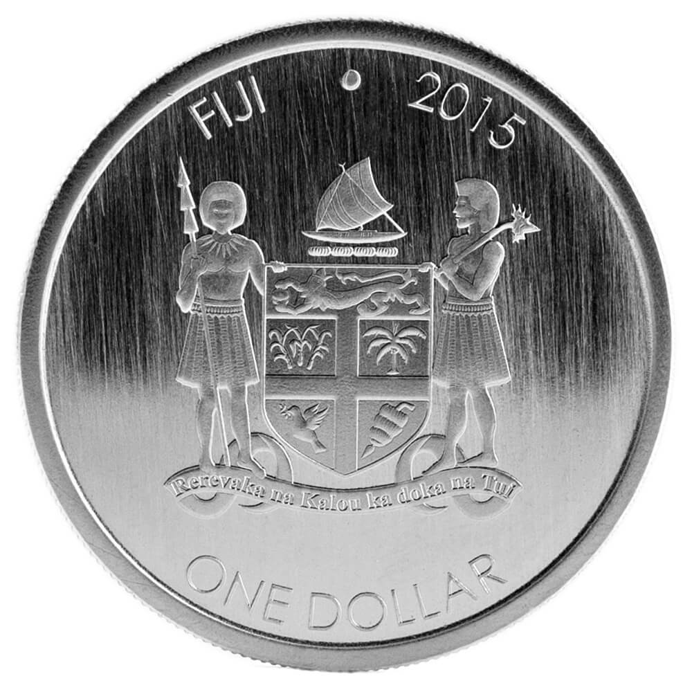 2016 Fiji Iguana 1 oz Silver CoinIn Original Mint Air-Tite Case 