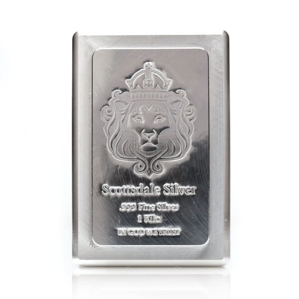 1 Kilo Silver Bar Stacker Scottsdale Mint