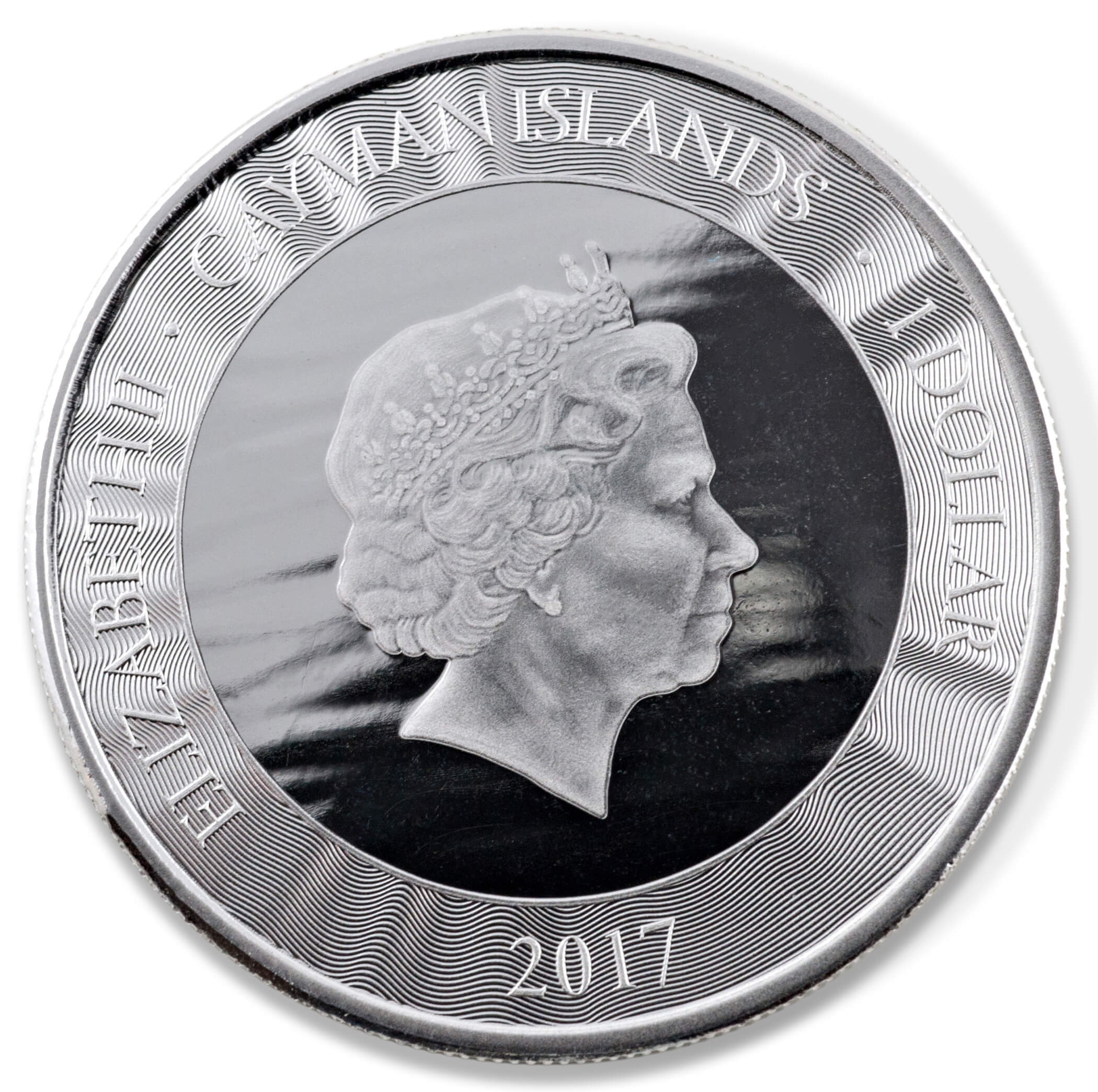 2017 1 oz Cayman Islands Marlin .999 Silver Coin Prooflike w/ Postcard COA #A426 
