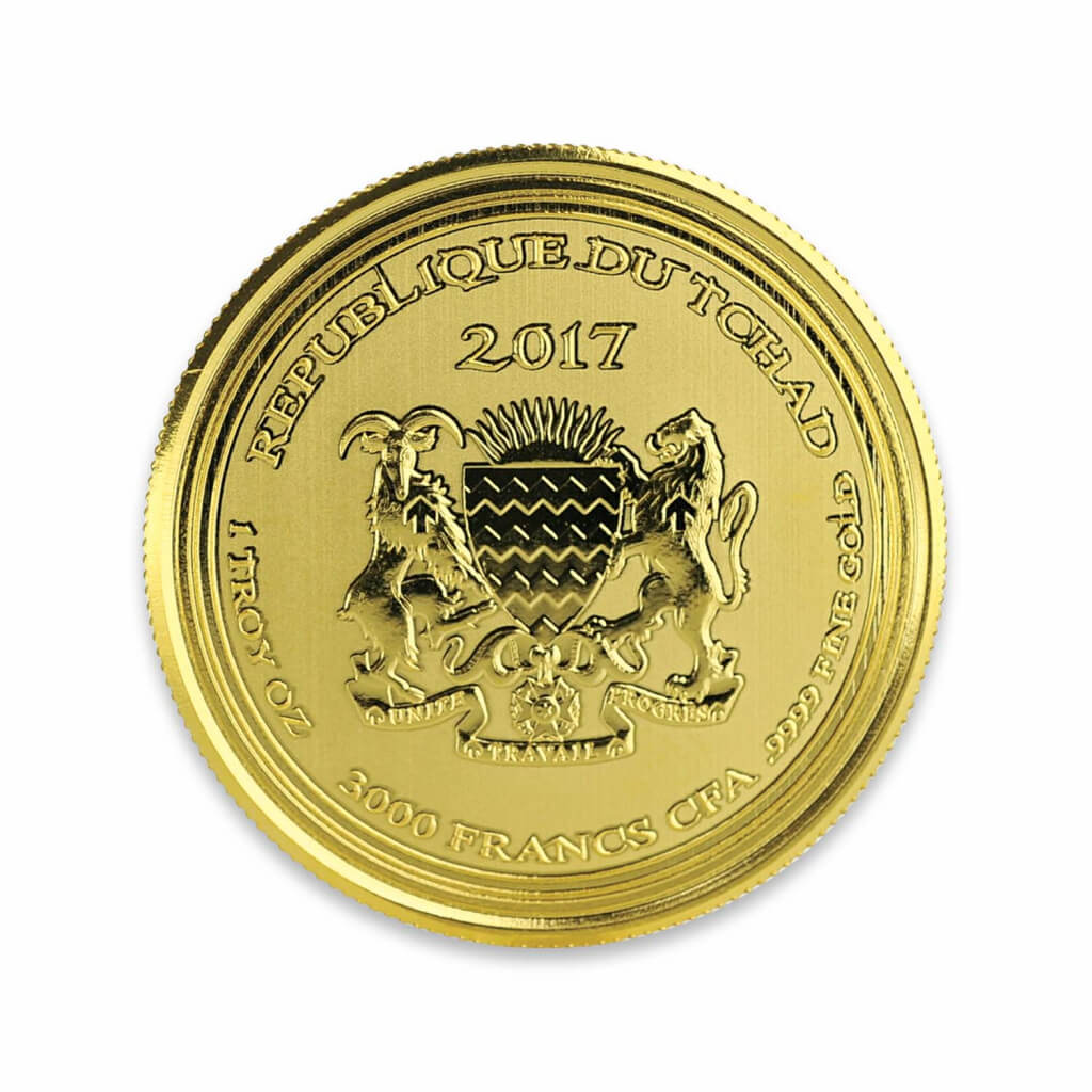 2017 Republic of Chad Deathstalker Scorpion 1oz Gold Coin | Scottsdale Mint