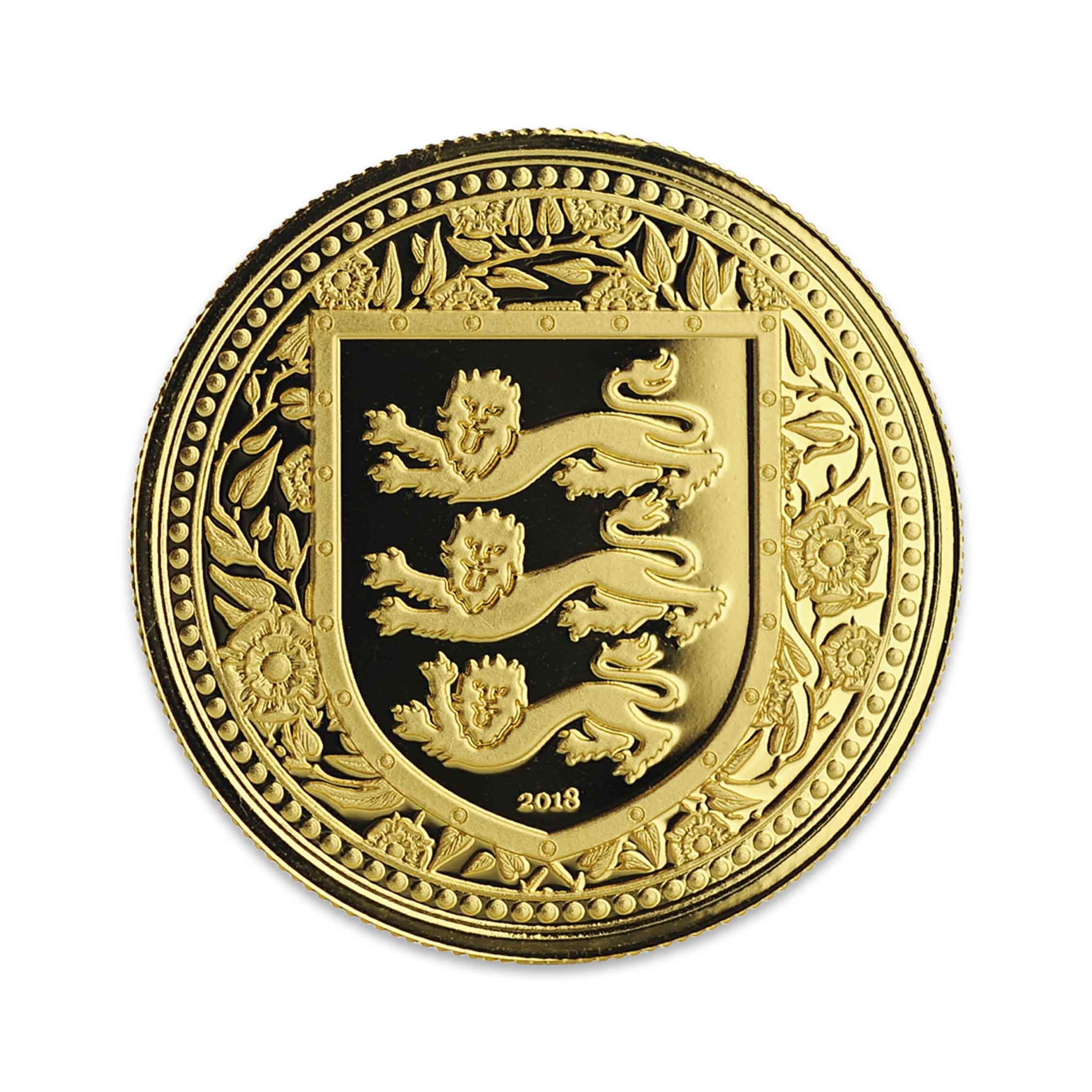 18 Royal Arms Of England 1 Oz Gold Coin Scottsdale Mint