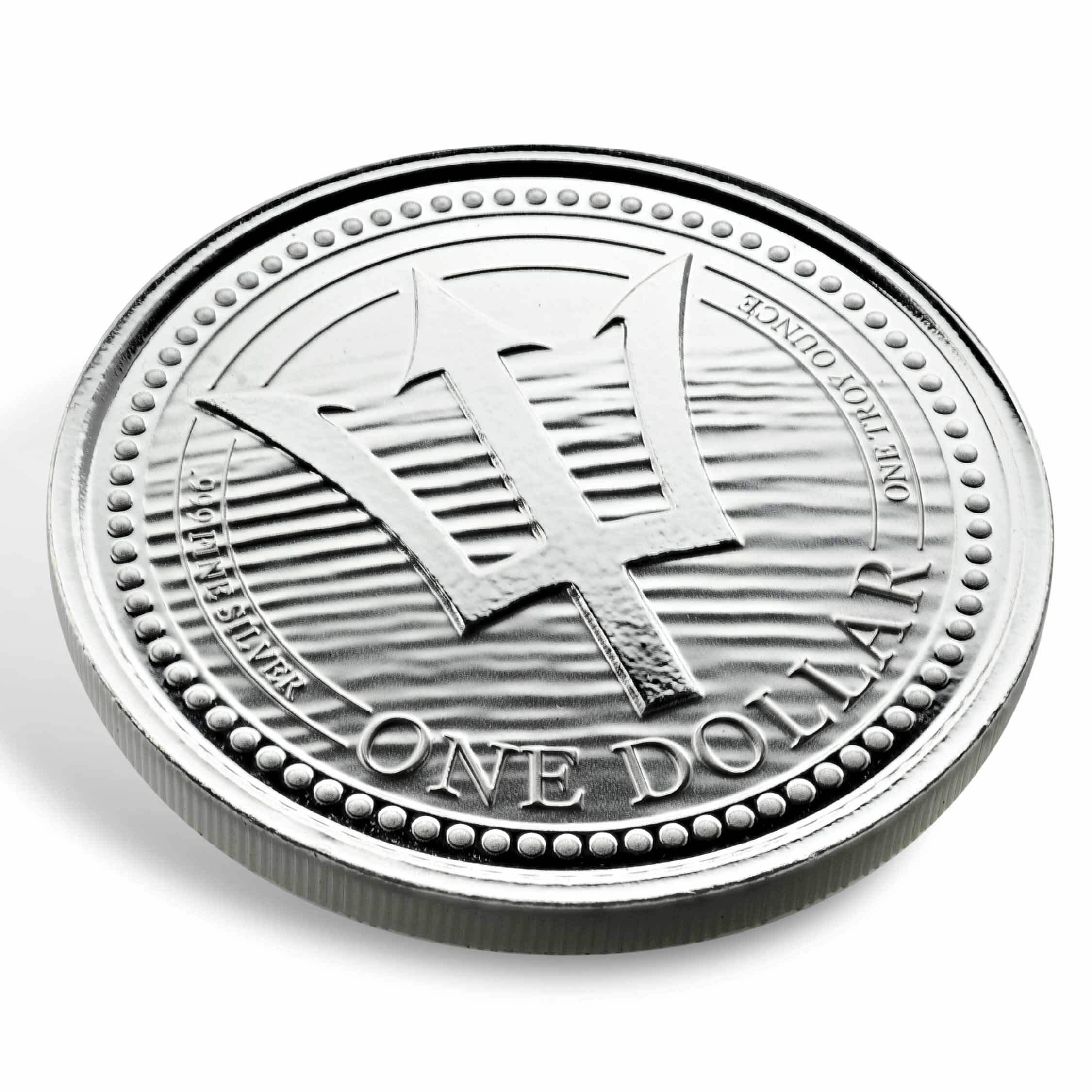 2020 Barbados Trident Silver - 1 Oz Silver Coin