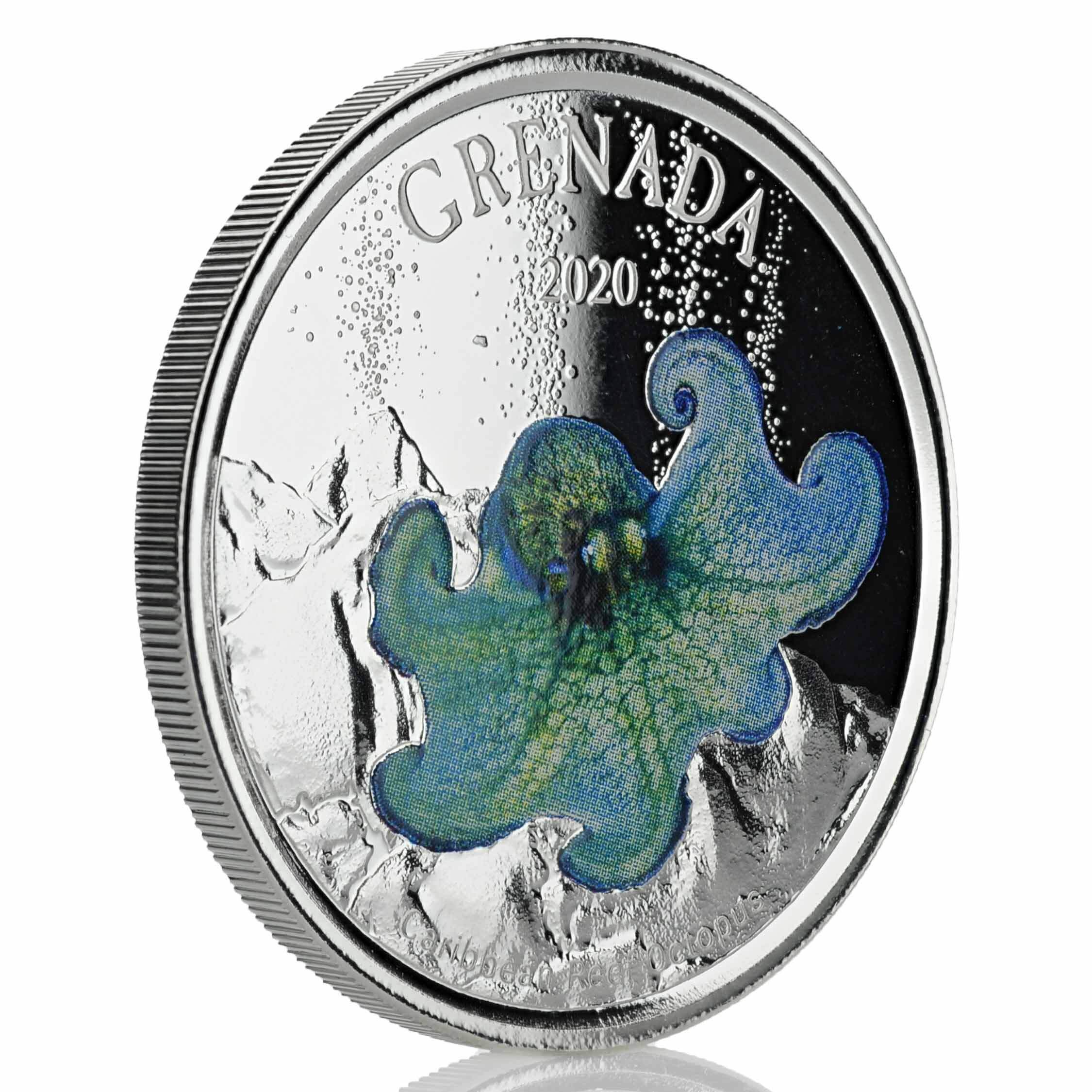 2020 Ec8 Dominica "hummingbird" 1 Oz Silver Color Coin (copy)