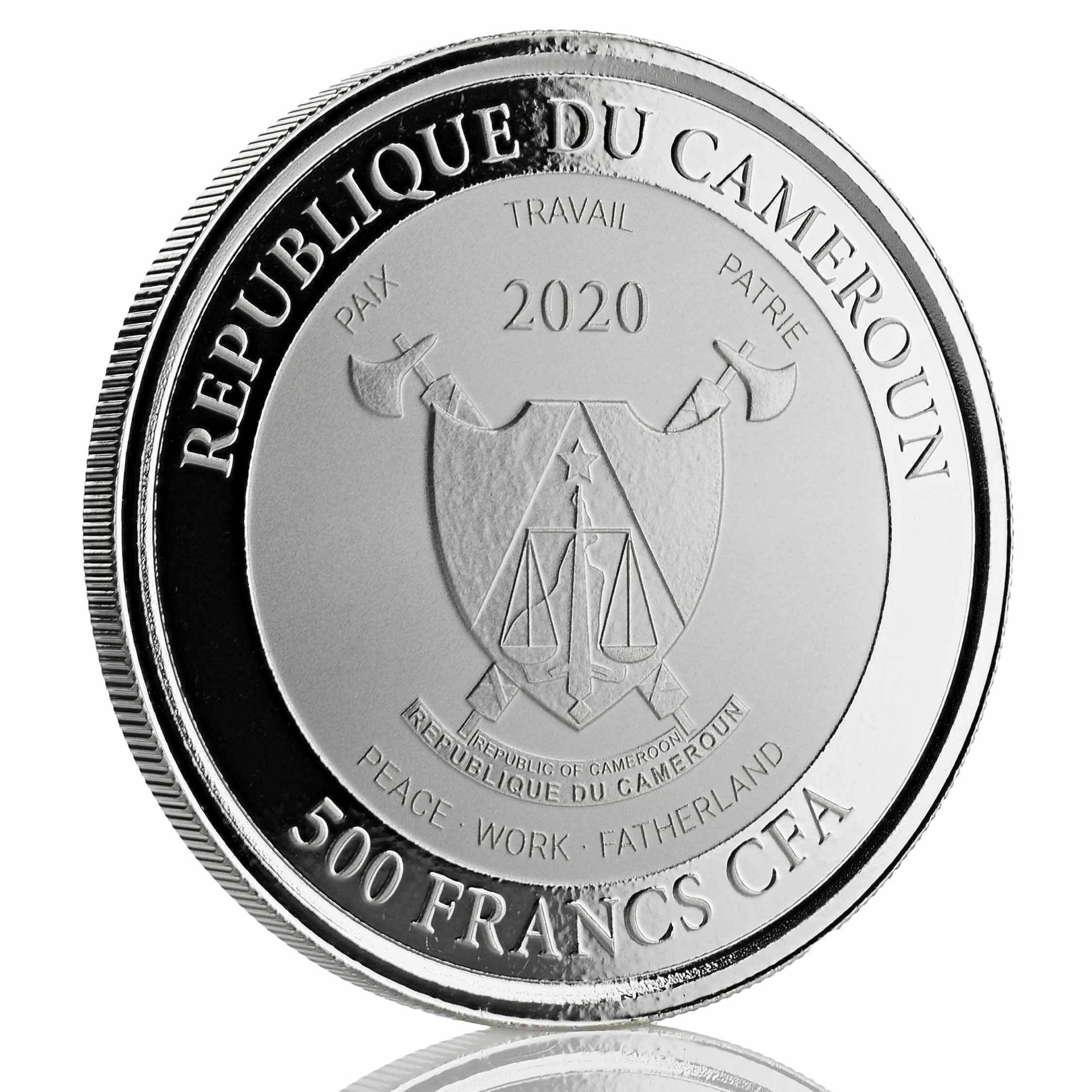 2019 Cameroon Cheetah 1 Oz Silver Coin (copy)