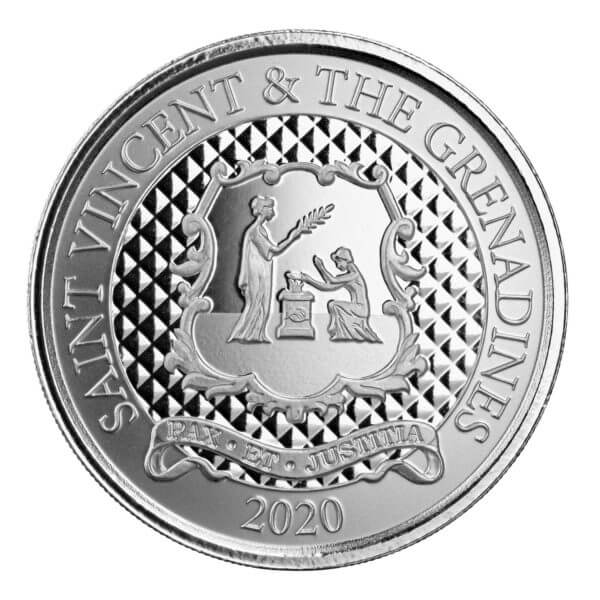 2020 Ec8 Montserrat "oriole" 1 Oz Silver Coin (copy)