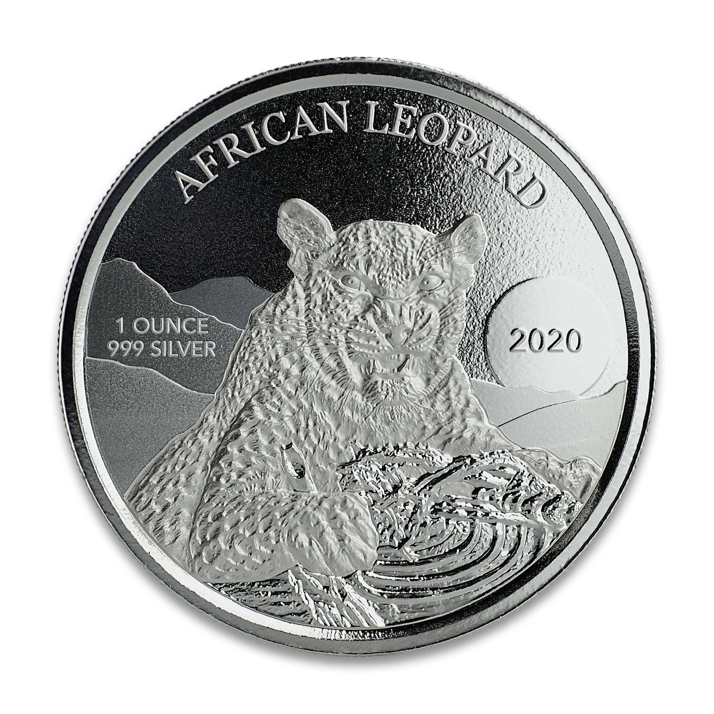 2020 Ghana Leophard Silver Bu 0000 0