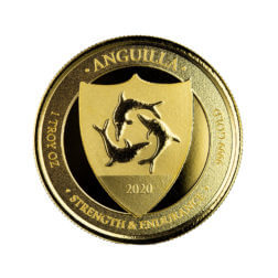 2020 Ec8 St. Lucia "whiptail Lizard" 1 Oz Gold Coin (copy)