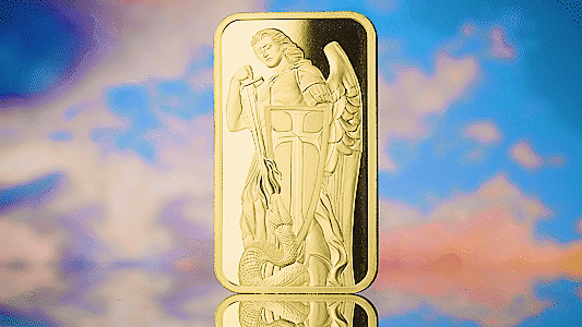 Archangel Michael 1 Oz .9999 Gold Bar