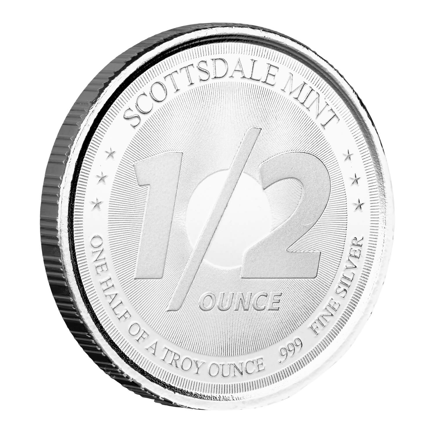1/2 oz Silver Rounds Scottsdale Mint