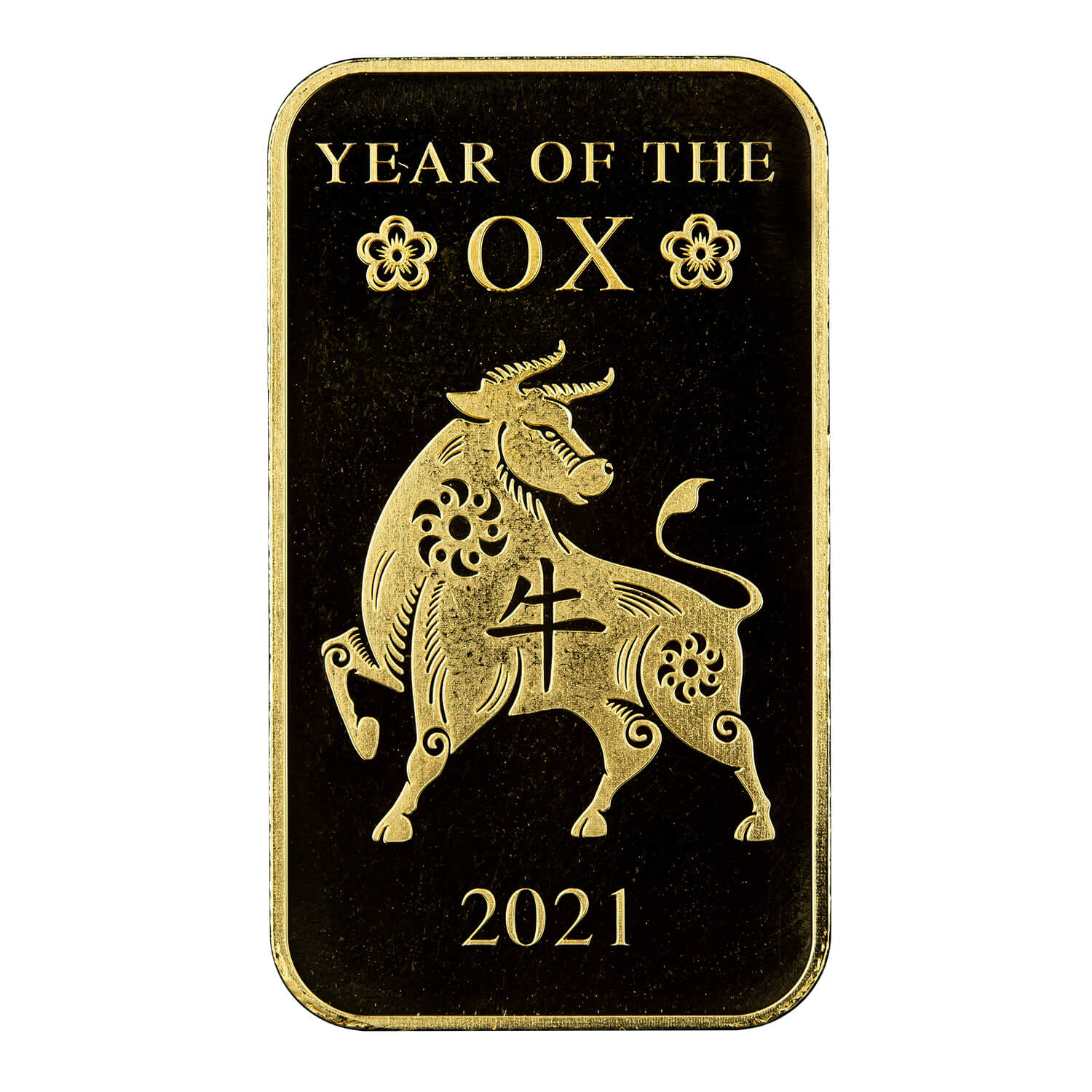 2021 Year Of The Ox 1 Oz Gold Bar