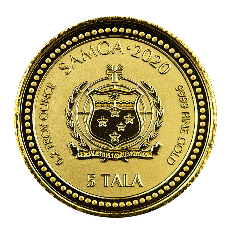 2021 Barbados Trident 1/5 Oz Gold Coin (copy)