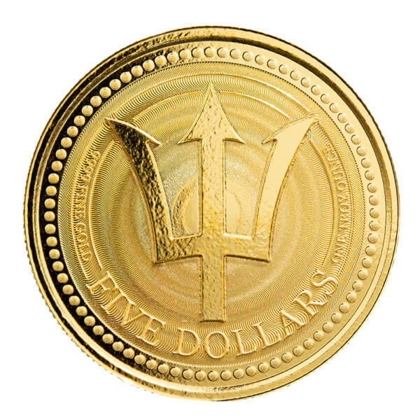 2020 Barbados Trident 1 Oz Gold Coin (copy)