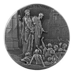 2021 Biblical Series Death Of Samson 2 Oz Silver Coin