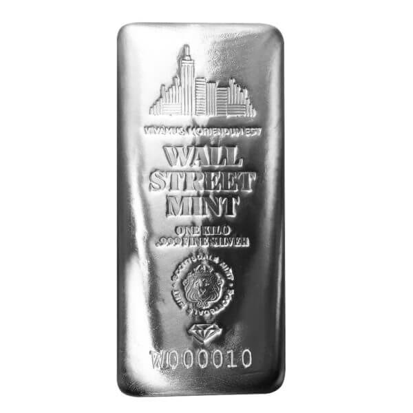 Wall Street Mint 10 Oz Silver Bar (copy)